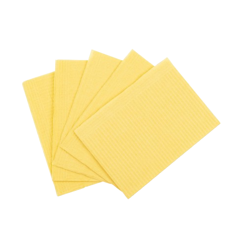 Dental Bibs 3 Ply Black Blue Purple Green Yellow Pink | 500 Pack