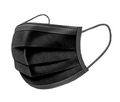 Earloop 3-Ply Face Masks – ASTM Level 3, Black | 50/Box