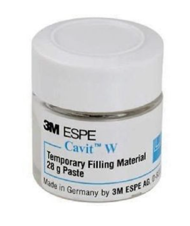 3M™ Cavit™-W Temporary Filling Material – White (Medium), Self-Cure, 28 g Jar