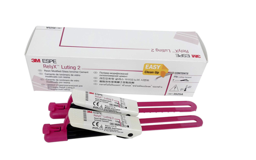 3M RelyX Luting 2 Cement.  Refill  2 x 11 gram Clicker