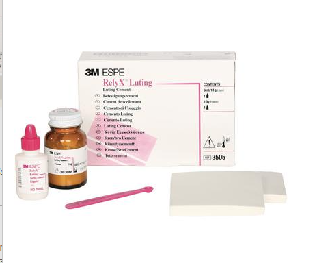 3M RelyX Luting Cement, Powder and Liquid Introductory Kit, 1/Pk