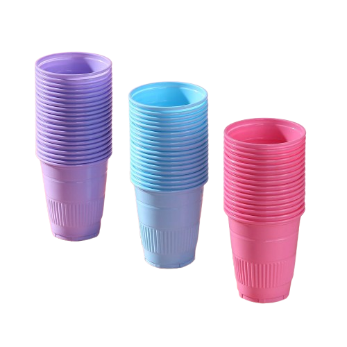 Drinking Cups 5oz Blue Purple or Pink | 1000 Per Case