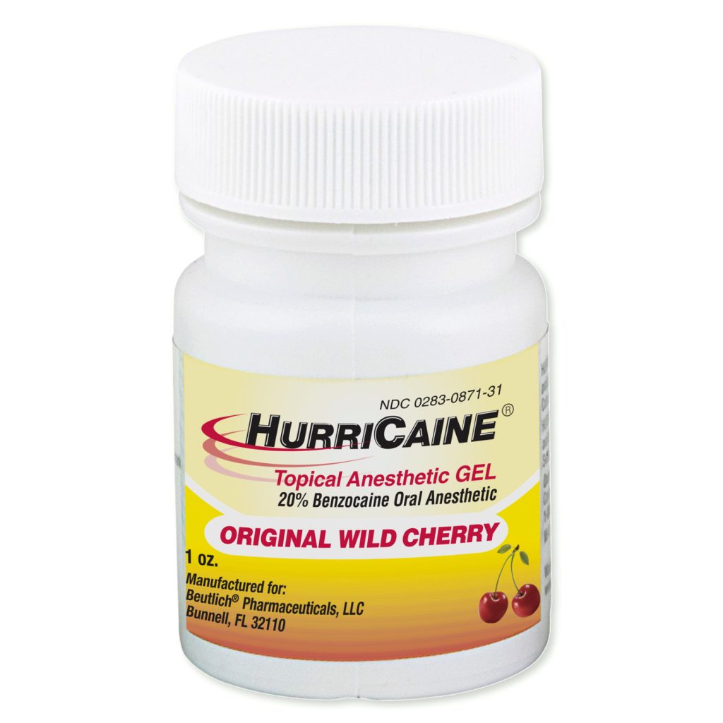 HurriCaine® Topical Anesthetic Gel 20% Benzocaine | Fast-Acting Oral Pain Relief