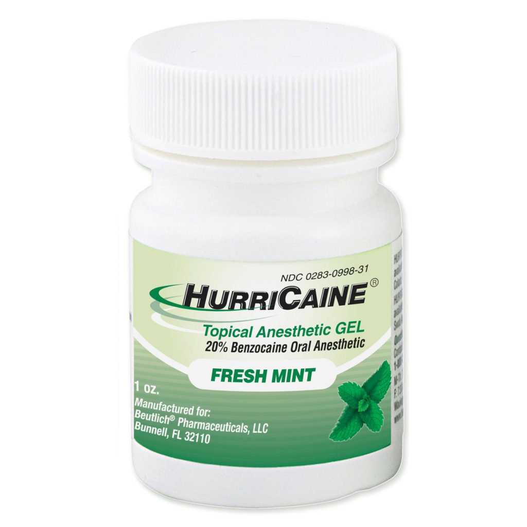 HurriCaine® Topical Anesthetic Gel 20% Benzocaine | Fast-Acting Oral Pain Relief