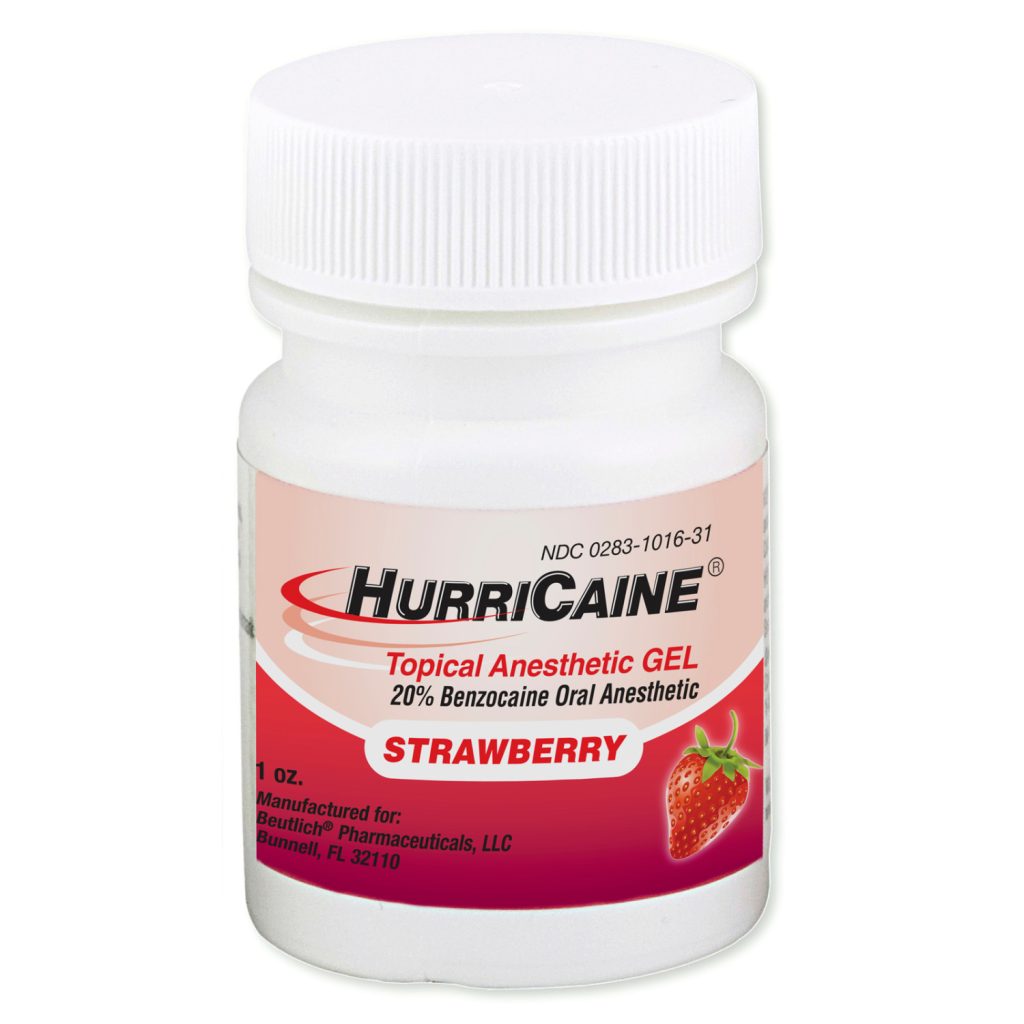 HurriCaine® Topical Anesthetic Gel 20% Benzocaine | Fast-Acting Oral Pain Relief