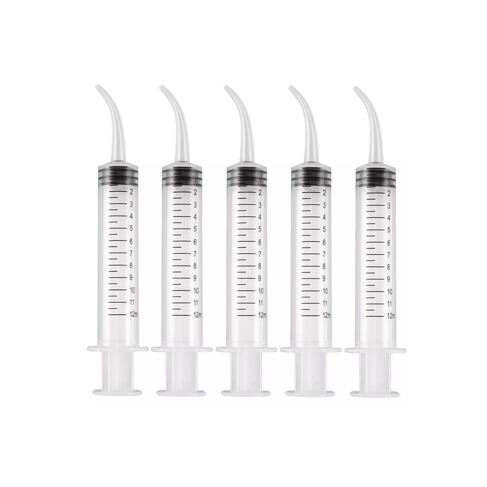 Irrigation Syringe Clear Curved 12cc with Graduation | 50 Box