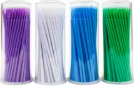 Dental Micro Applicators 400 Pack – Regular Fine Ultrafine Cylinder Tips