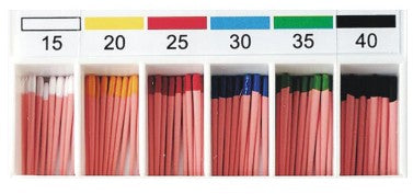 Gutta Percha Points Assorted Sizes 02 04 06 Taper | 15-40 45-80 ProTaper F Series