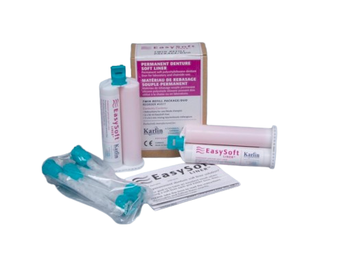 EasySoft™ Twin Pack #0517 Permanent Denture Soft Liner | 2 × 50ml