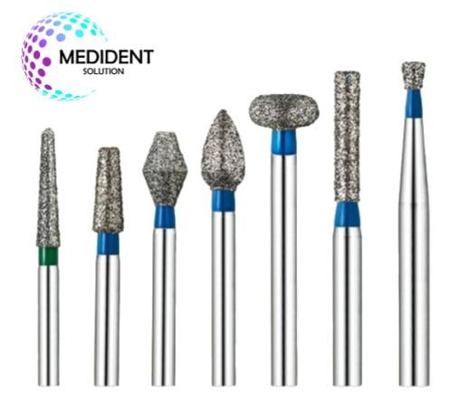 Diamond Bur Tapered Round End Super Coarse MDB185