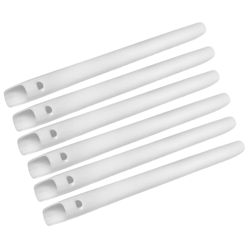 High Volume HVE Suction Tips Vented Small Hole Multi Color or White 6” 148 x 11mm | 100 Pack