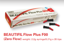 Beautifil Flow Plus Tips F00 (Zero Flow) 0.21g x 20 Tips