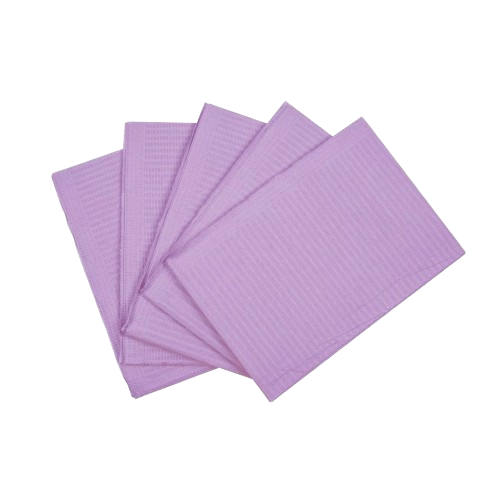 Dental Bibs 3 Ply Black Blue Purple Green Yellow Pink | 500 Pack