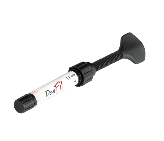 DenFil Microhybrid Composite Resin Syringe Refill Package  1 * 4g syringe