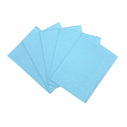 Dental Bibs 3 Ply Black Blue Purple Green Yellow Pink | 500 Pack