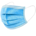 Earloop Face Masks 3-Ply ASTM Level 3 | Black, Blue or Pink | 50/Box