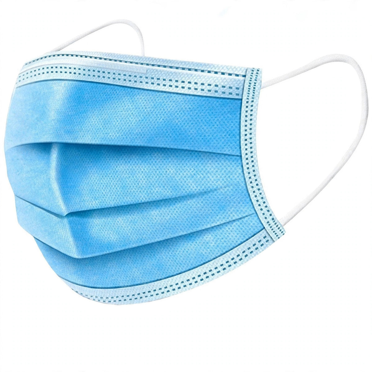 Earloop Face Masks 3-Ply ASTM Level 3 | Black, Blue or Pink | 50/Box