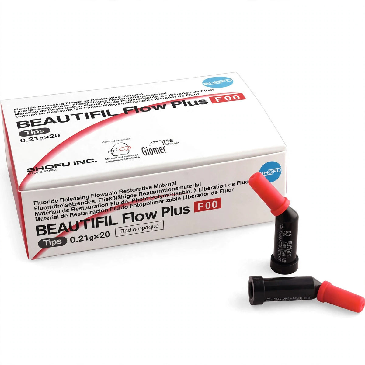 Beautifil Flow Plus Tips F00 (Zero Flow) 0.21g x 20 Tips