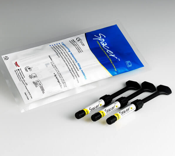 SPACER Temporary Filling Material - KIT, Yellow, 3 syringes * 3g